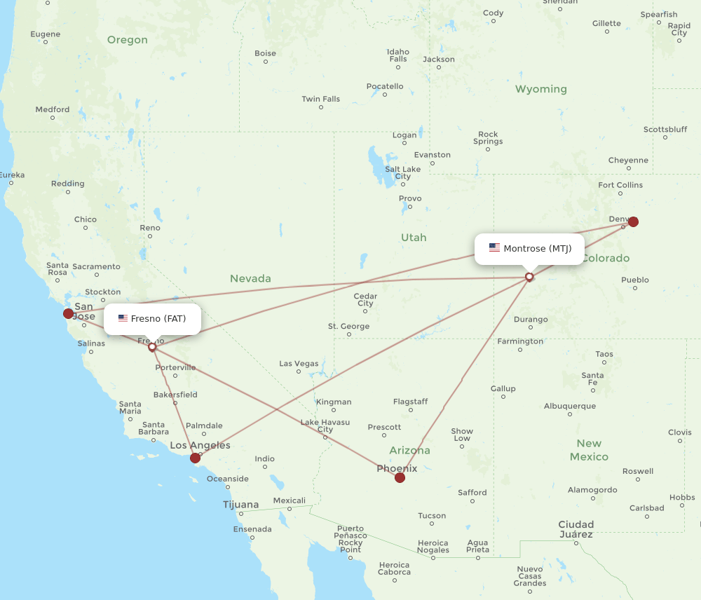 Flights From Fresno To New York Flights from Fresno to Montrose (FAT to MTJ) – Airlines & Best Routes