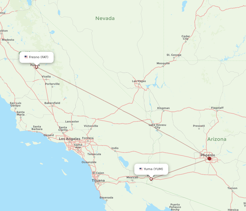 FAT-YUM flight routes
