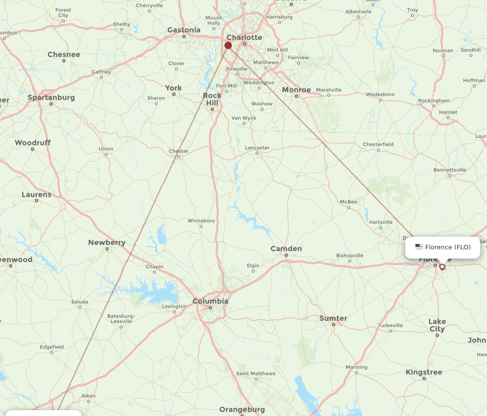 FLO-AGS flight routes