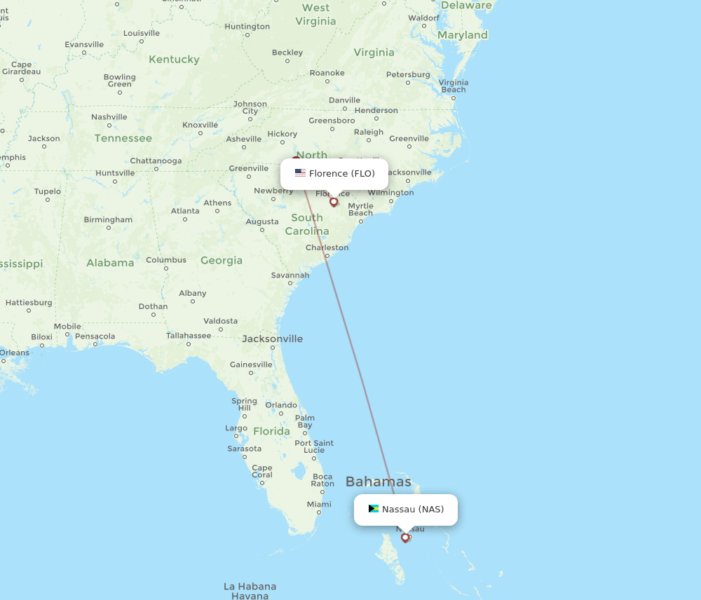 FLO-NAS flight routes