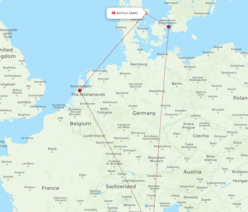 FLR-AAR flight routes