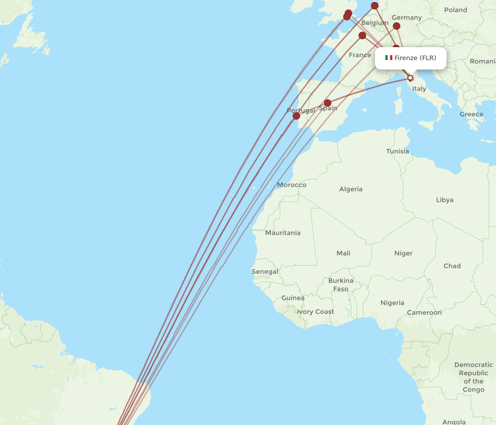 FLR-GRU flight routes