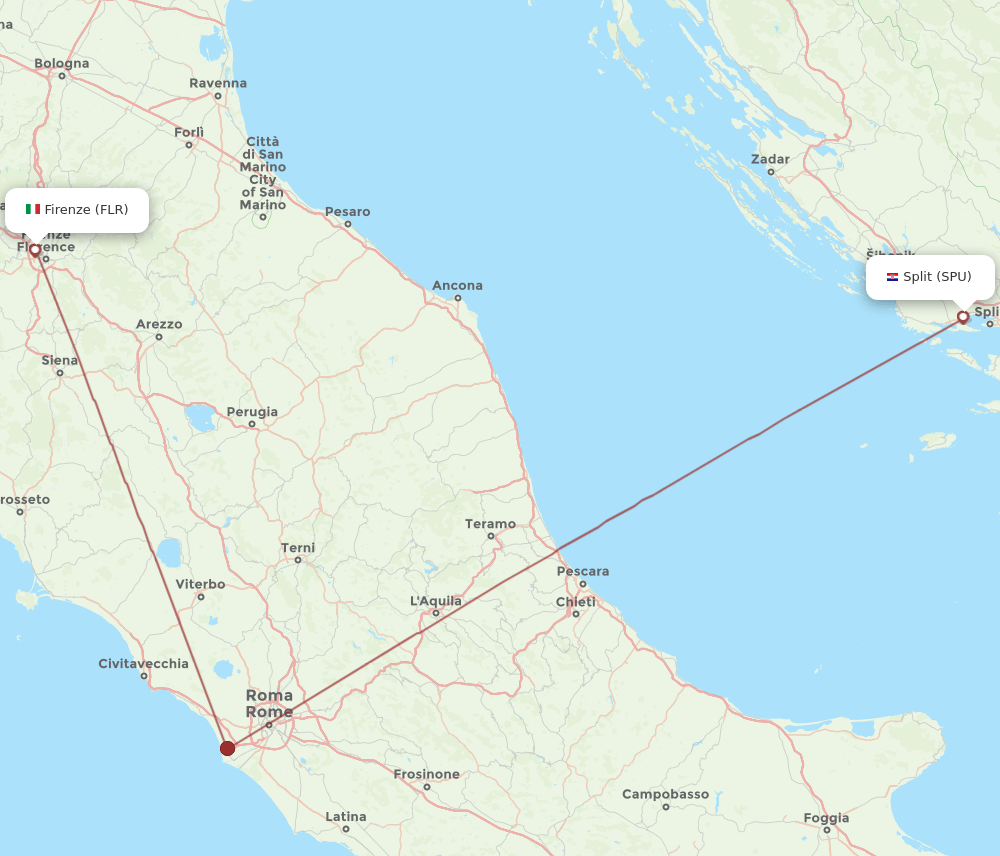 FLR-SPU flight routes