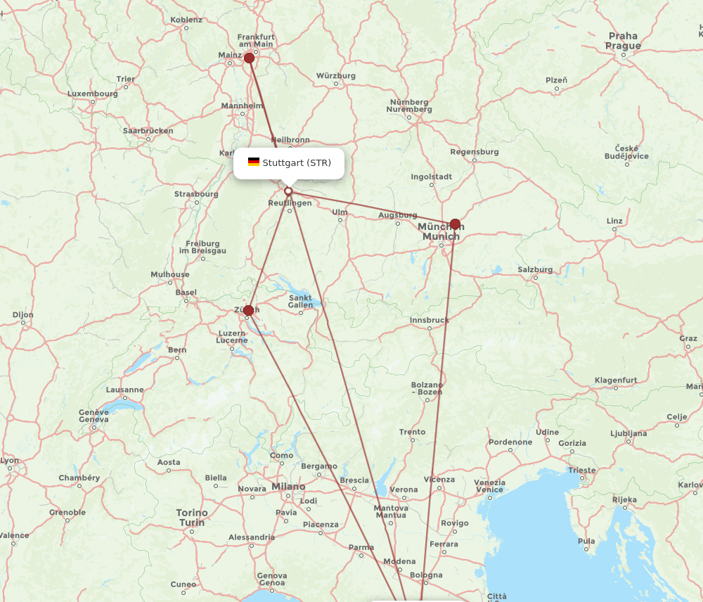 FLR-STR flight routes