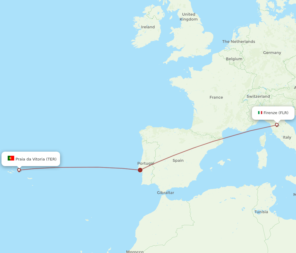 FLR-TER flight routes