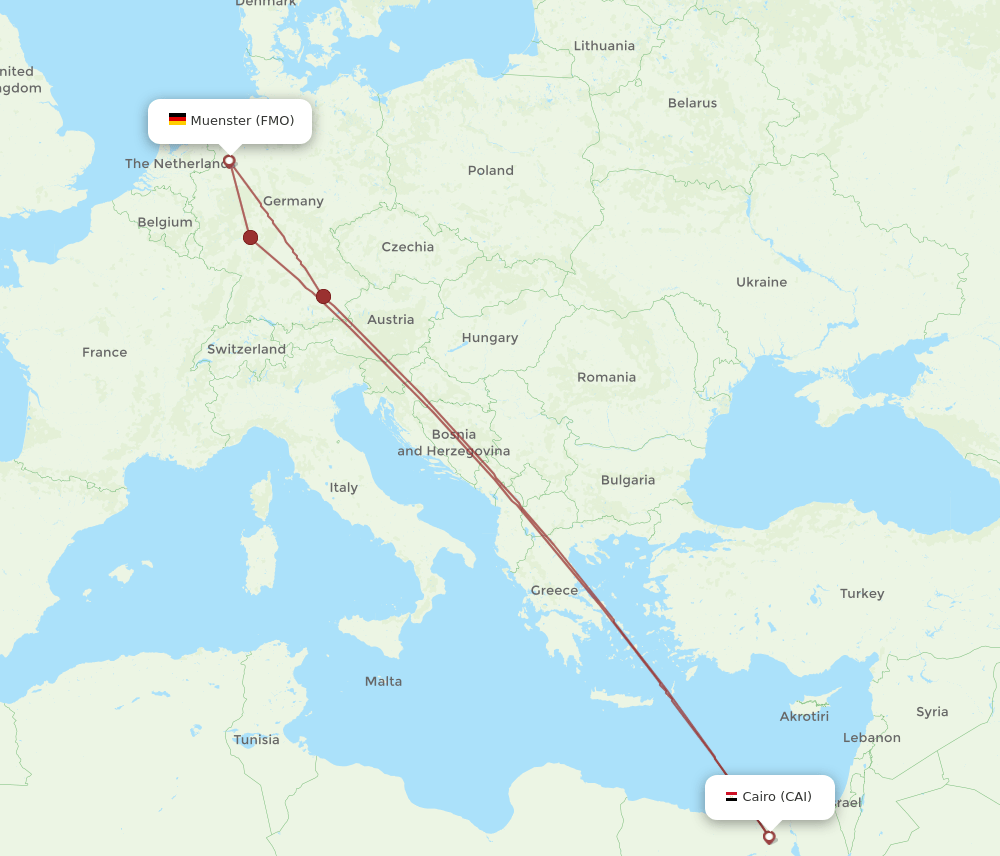 FMO-CAI flight routes