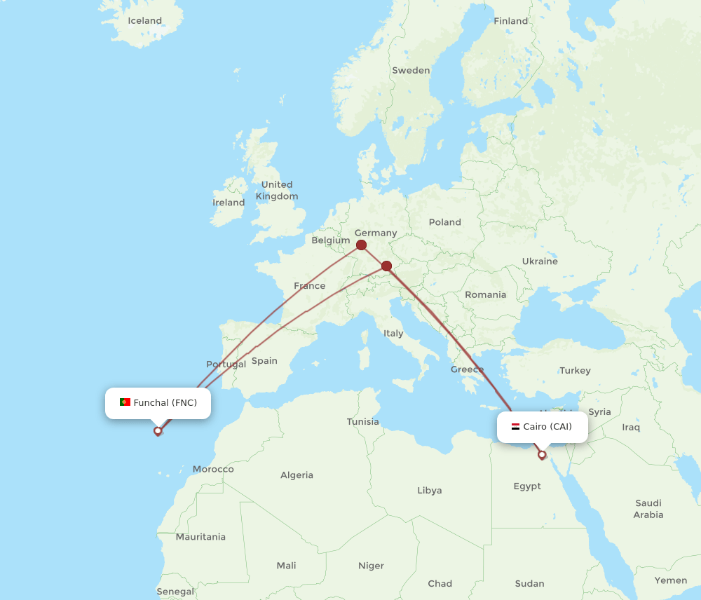 FNC-CAI flight routes