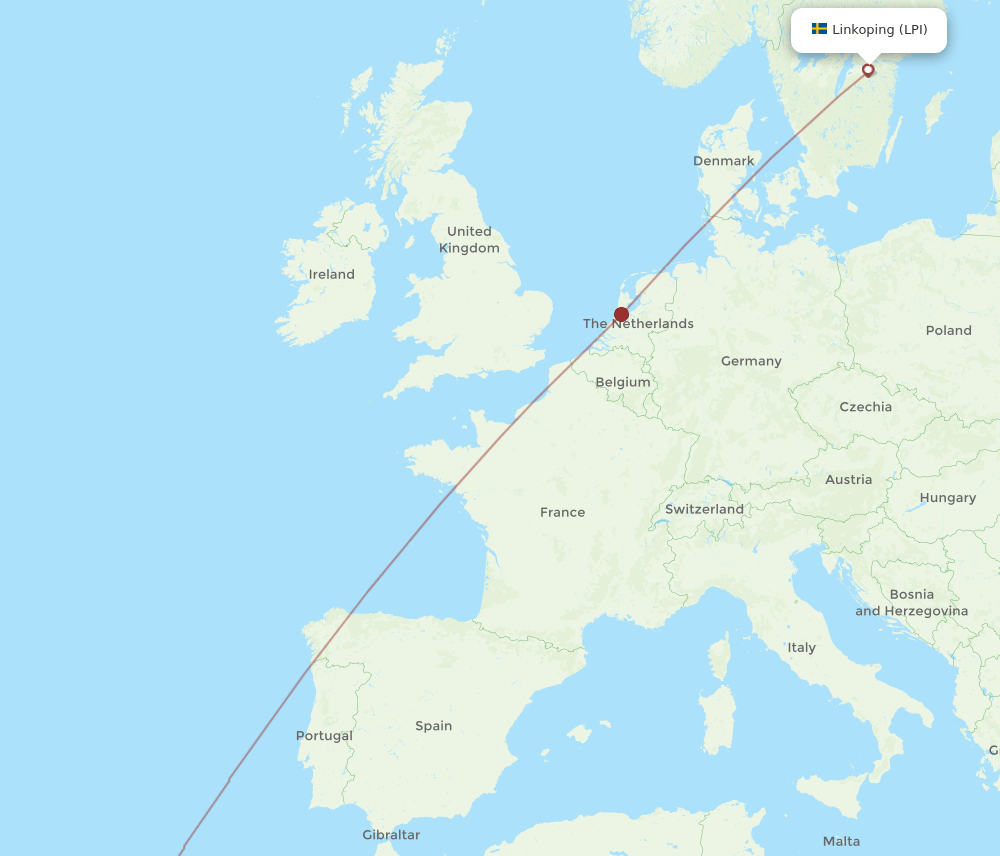 FNC-LPI flight routes