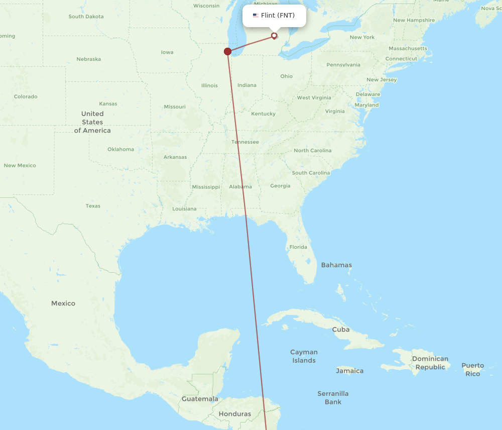 FNT-SJO flight routes