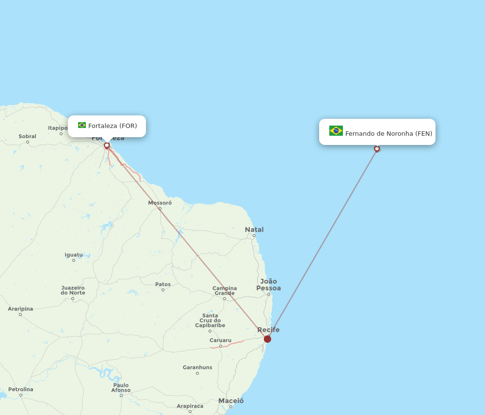 FOR-FEN flight routes