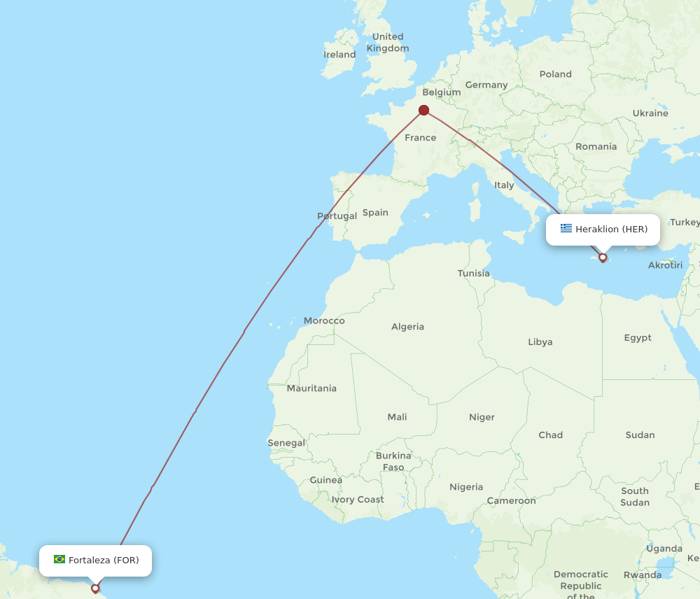 FOR-HER flight routes