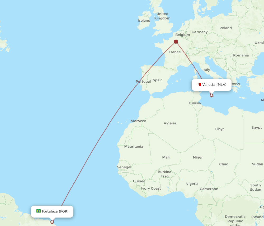 FOR-MLA flight routes