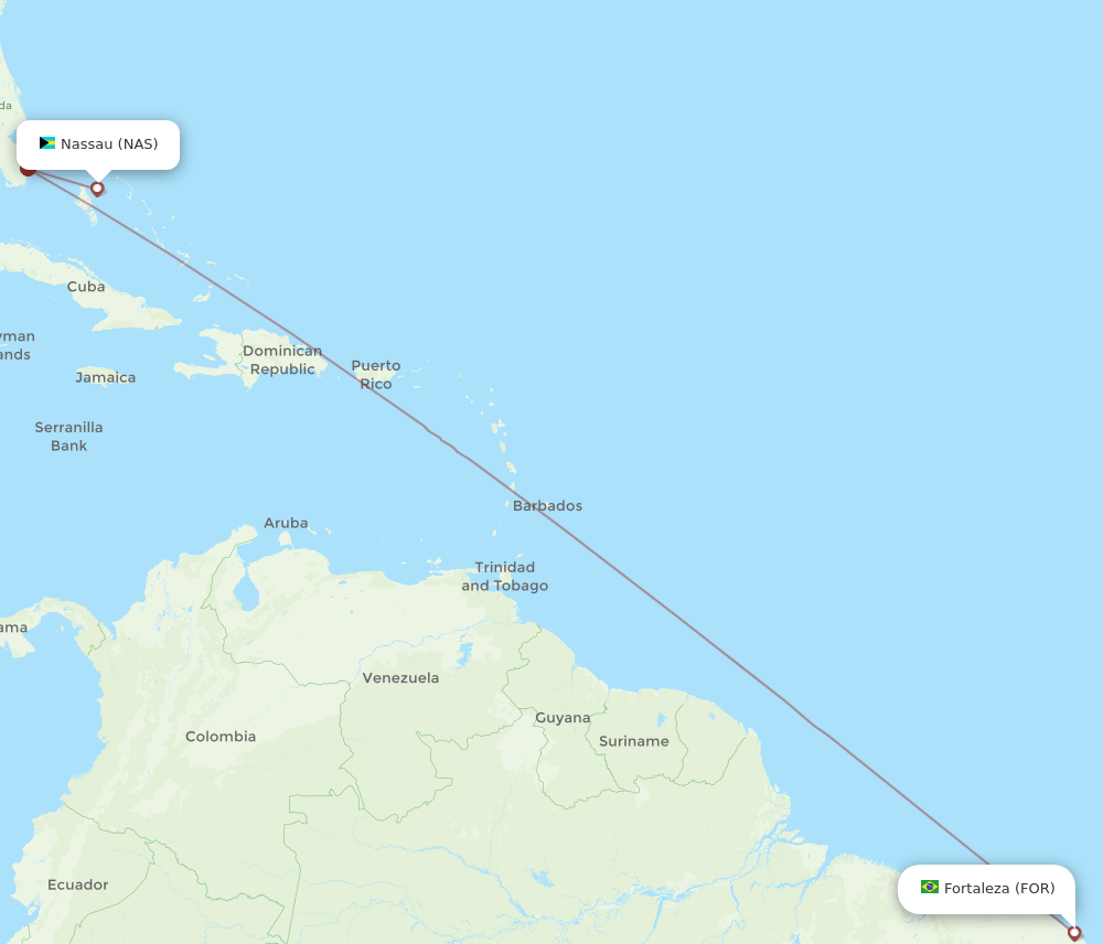 FOR-NAS flight routes