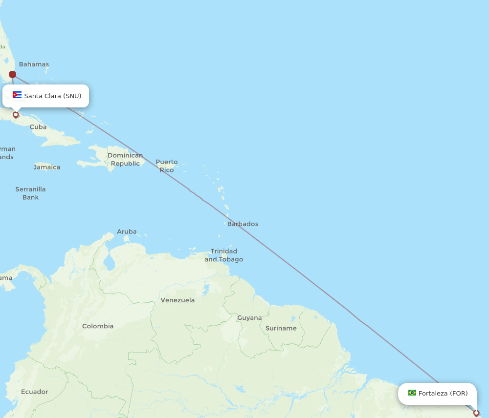FOR-SNU flight routes