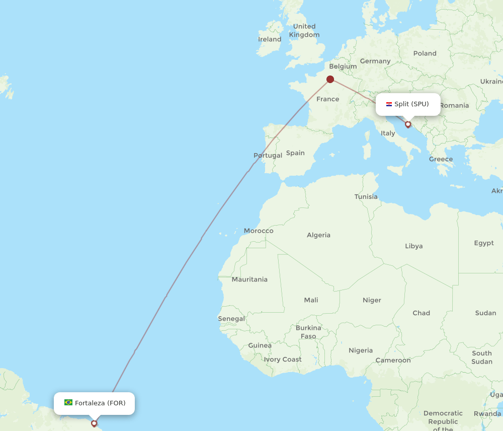FOR-SPU flight routes