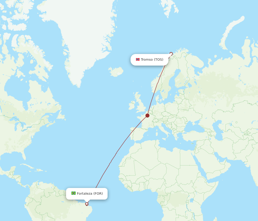 FOR-TOS flight routes