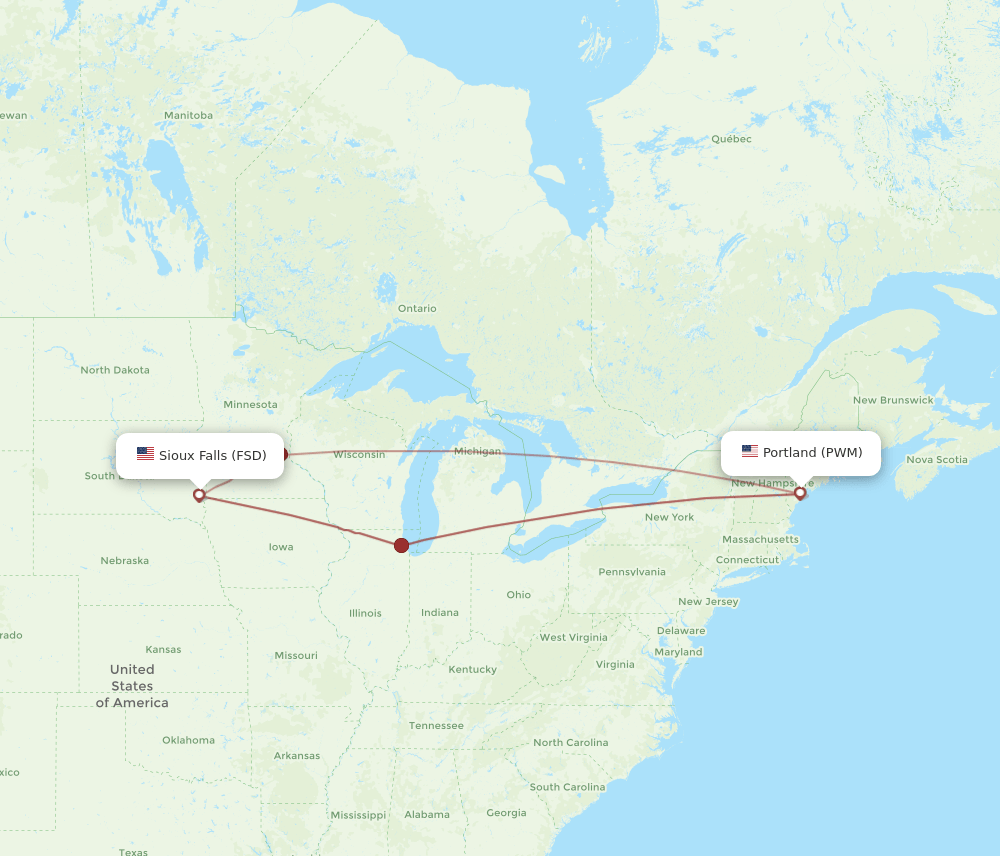 FSD-PWM flight routes