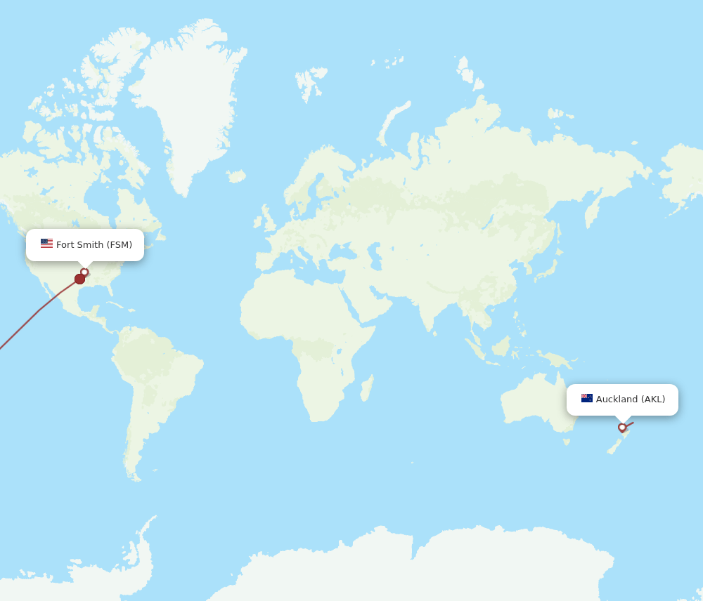 FSM-AKL flight routes