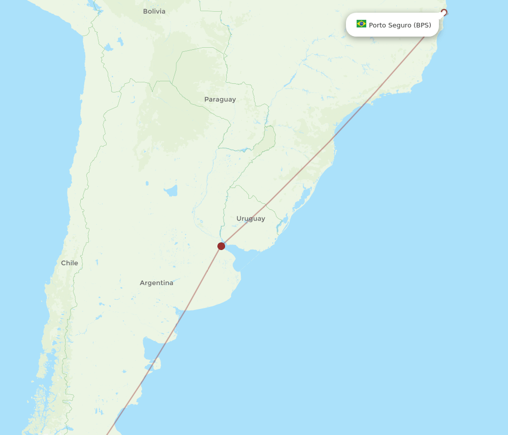 FTE-BPS flight routes