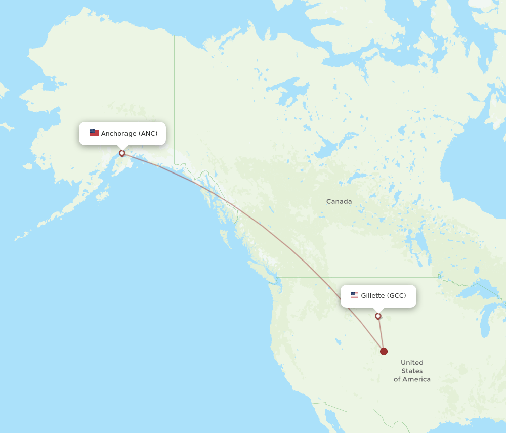 GCC-ANC flight routes
