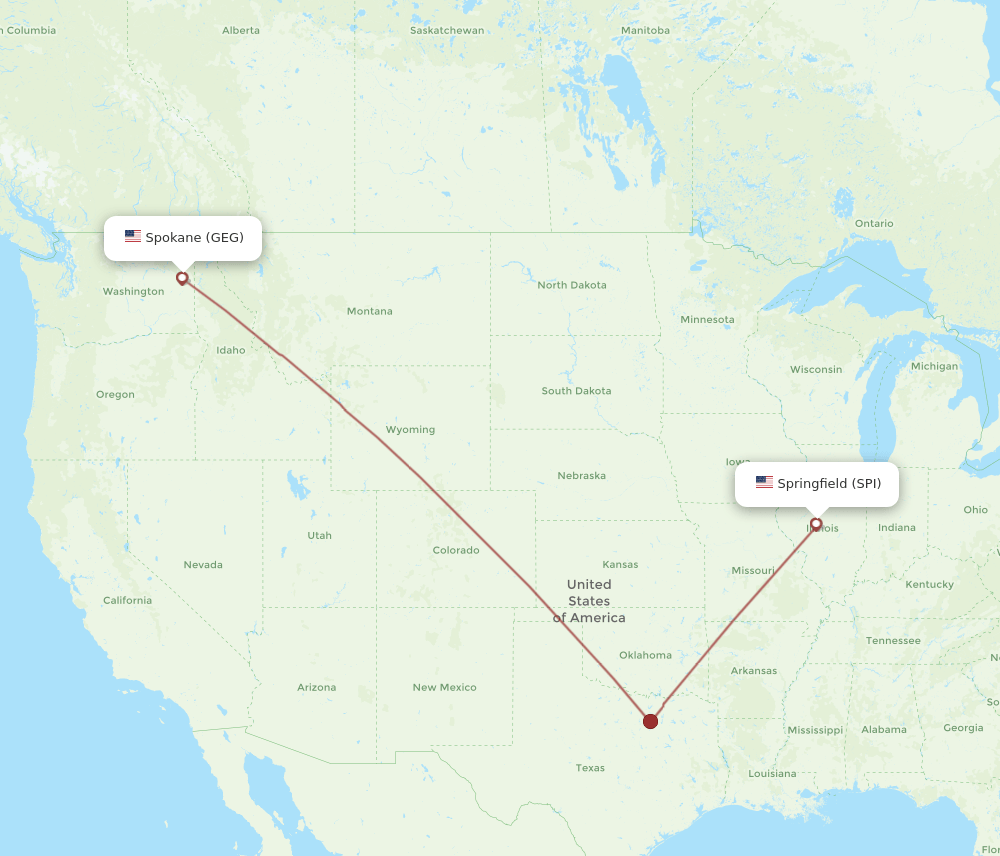GEG-SPI flight routes