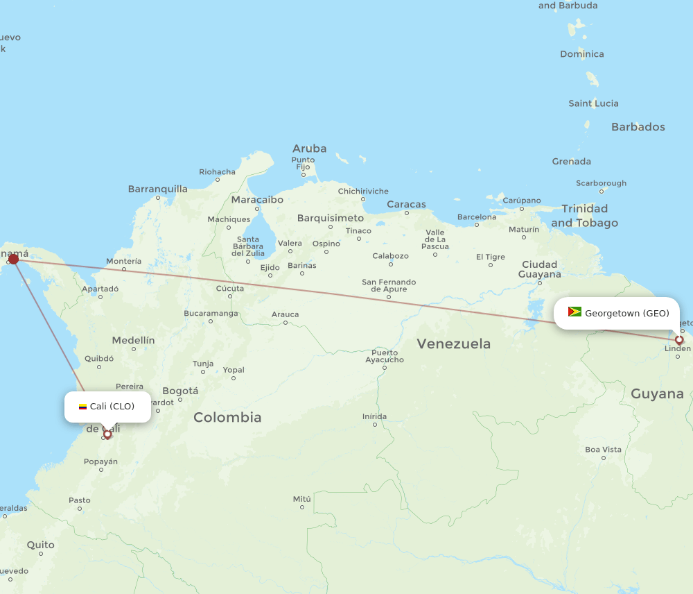 GEO-CLO flight routes