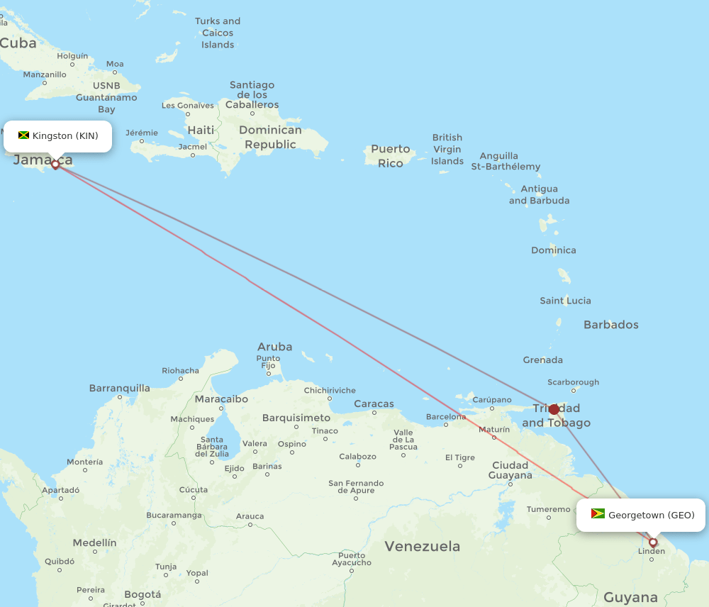 GEO-KIN flight routes
