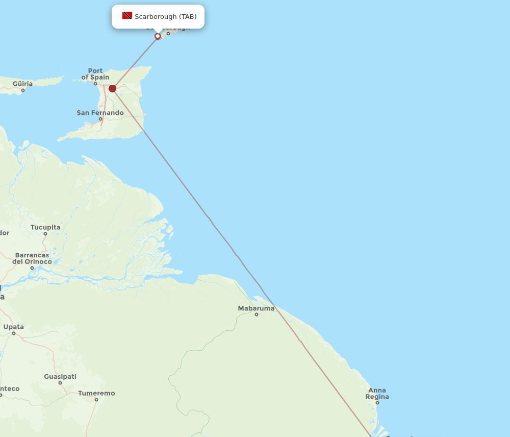 GEO-TAB flight routes