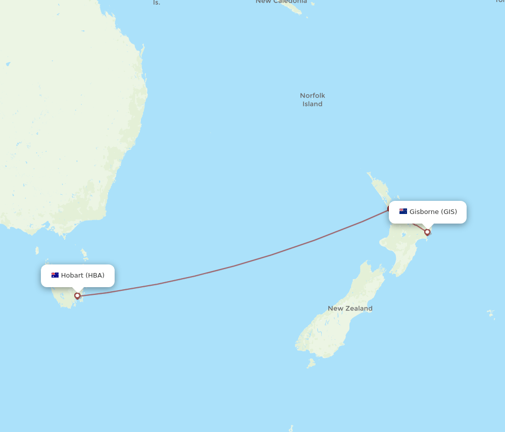 GIS-HBA flight routes