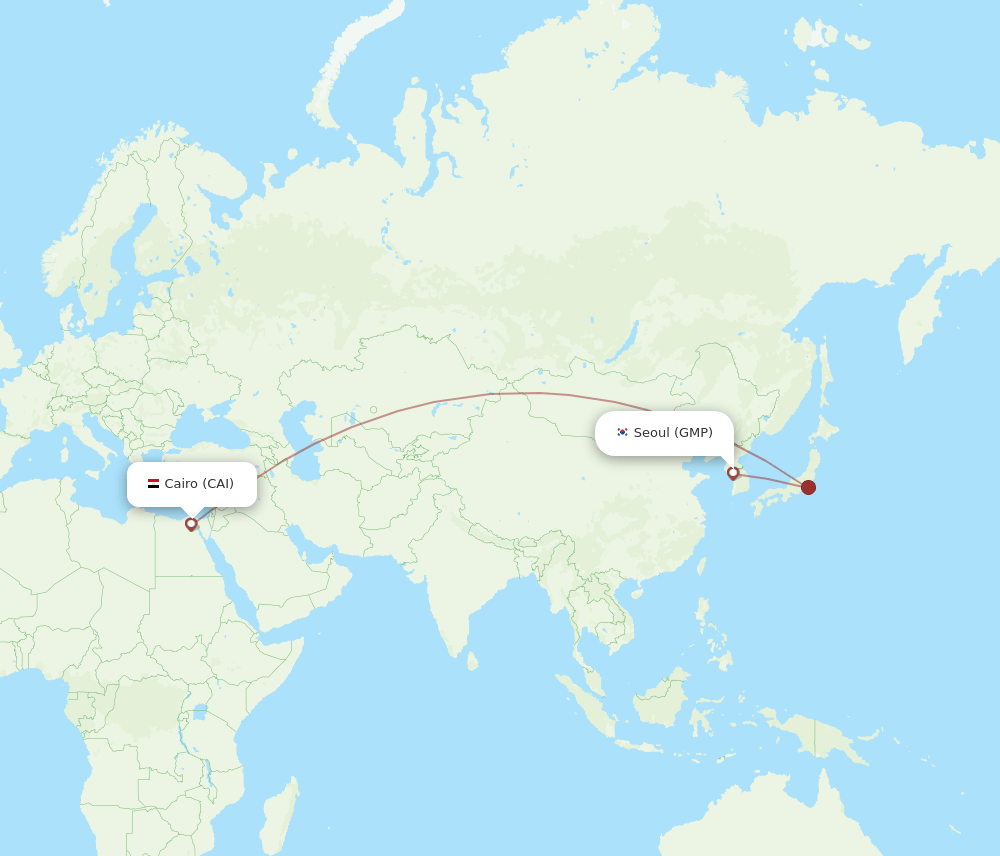 GMP-CAI flight routes