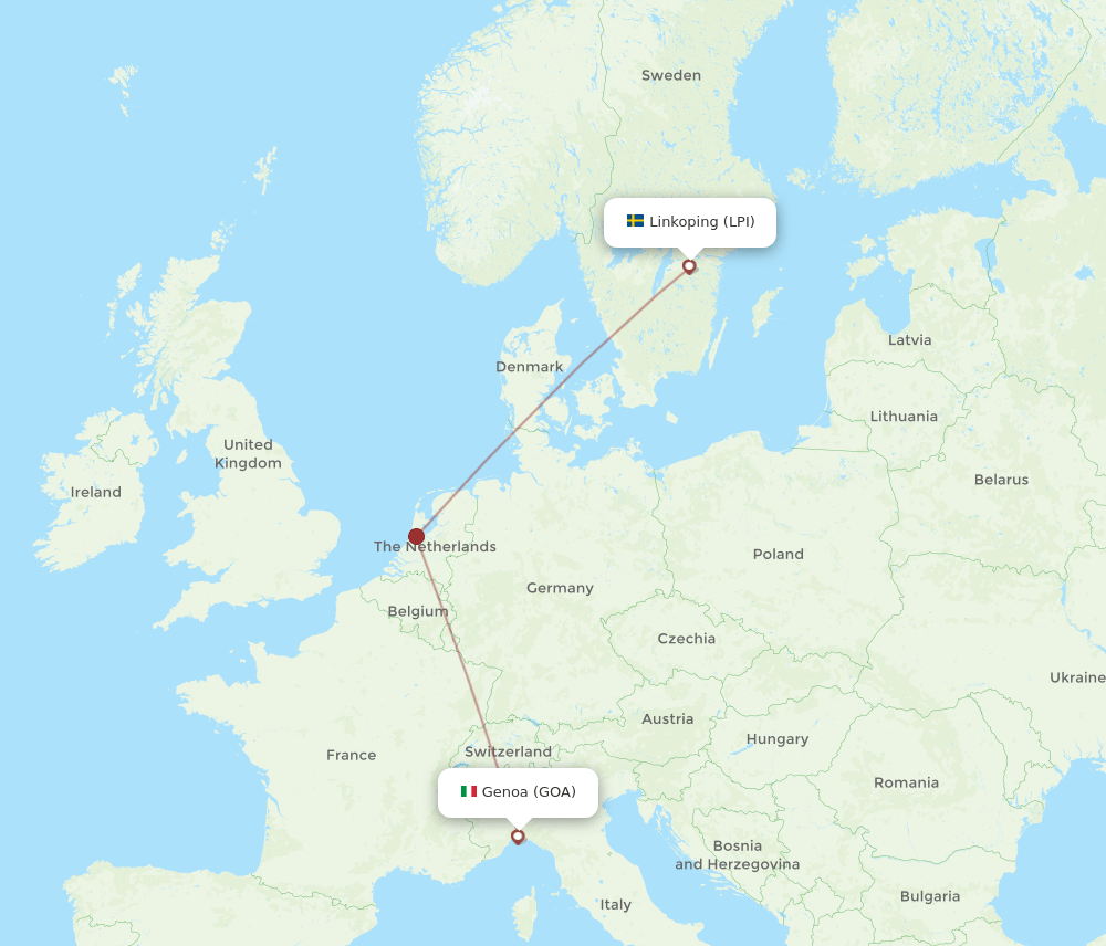 GOA-LPI flight routes