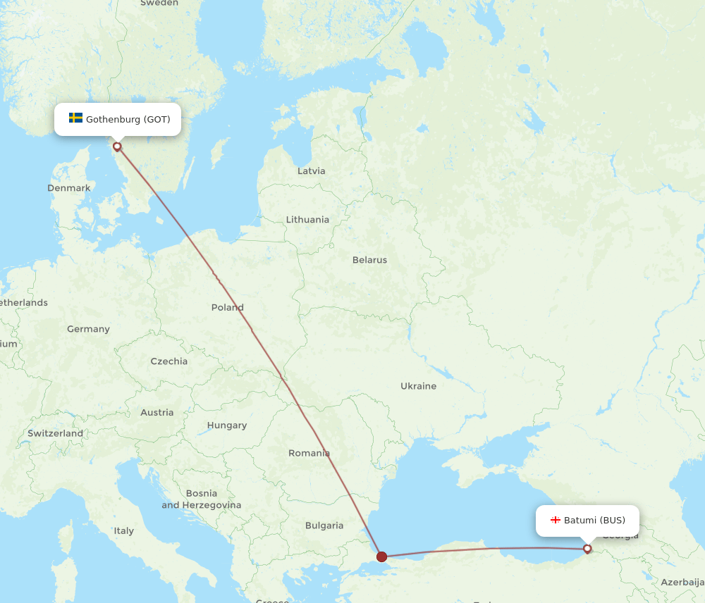 GOT-BUS flight routes