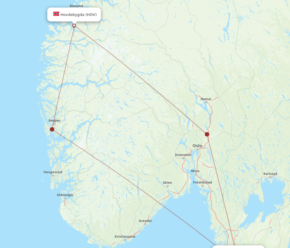 GOT-HOV flight routes
