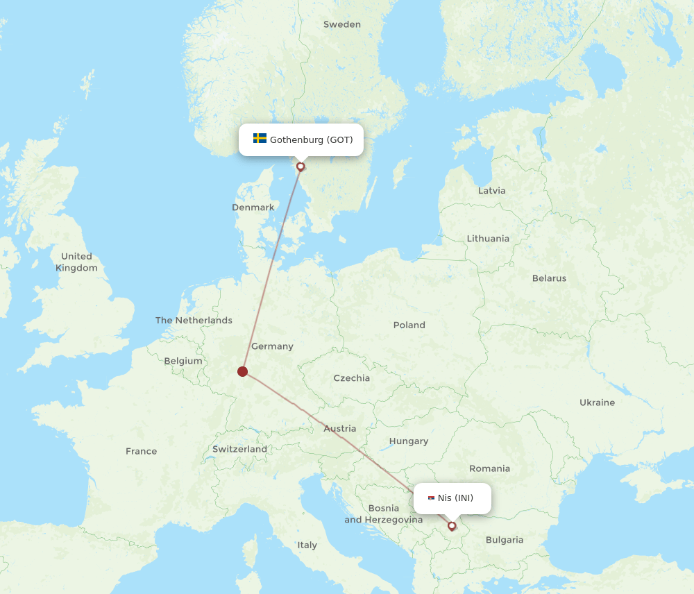 GOT-INI flight routes