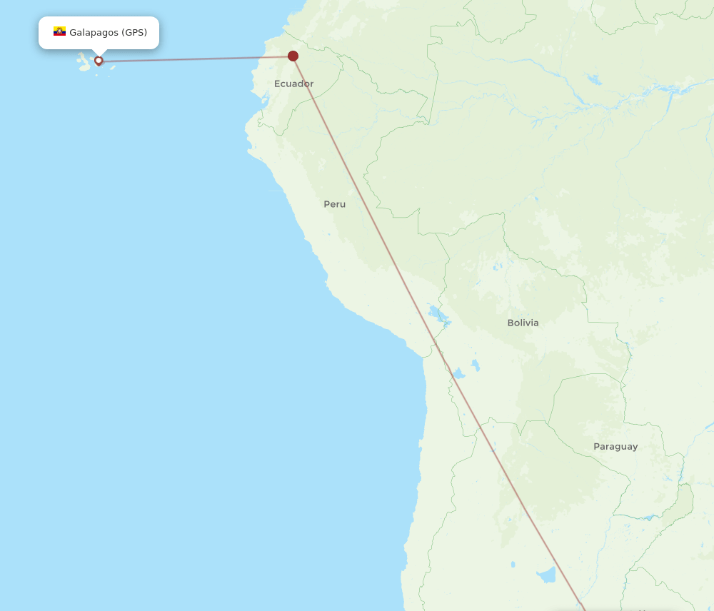 GPS-EZE flight routes