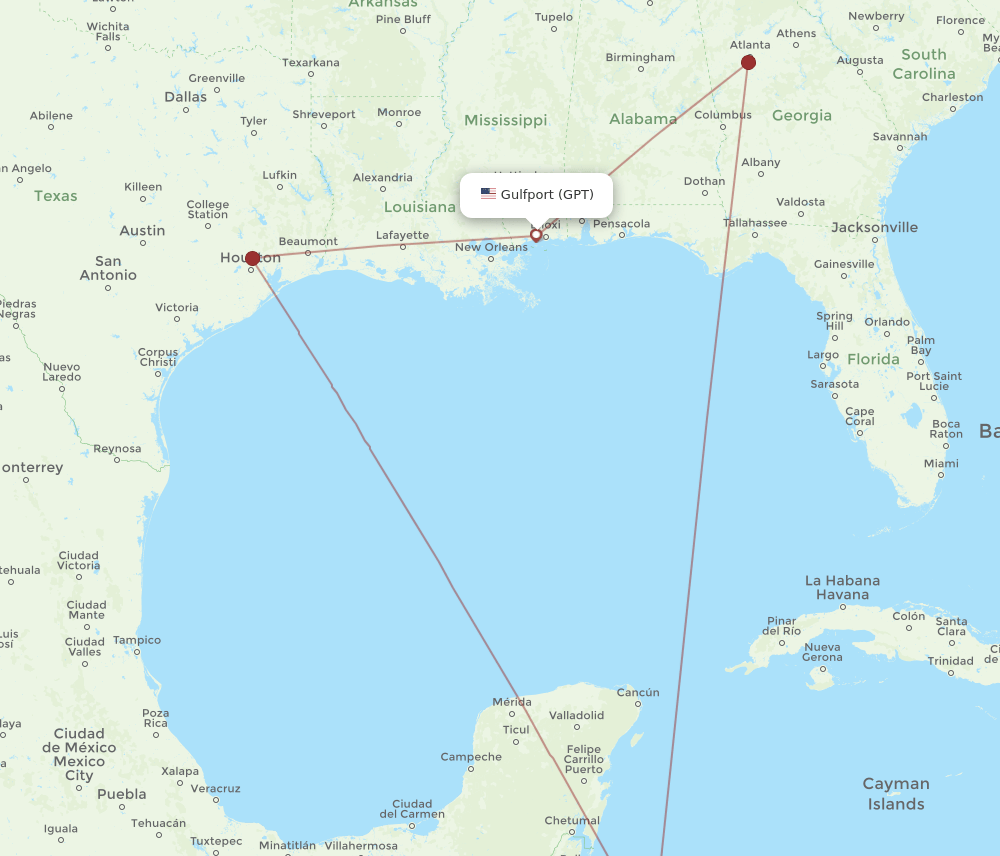 GPT-RTB flight routes
