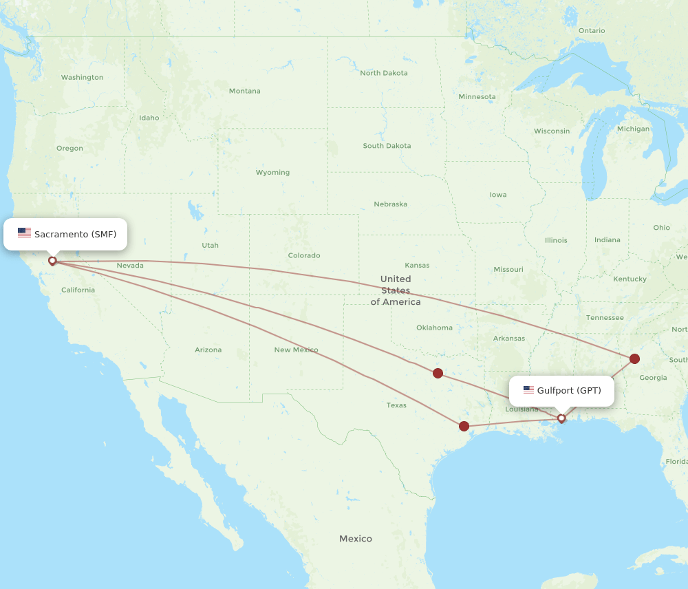 GPT-SMF flight routes