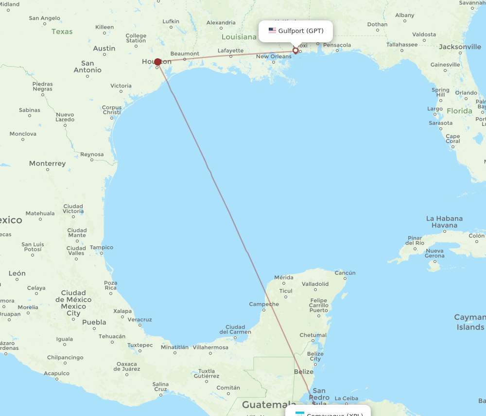 GPT-XPL flight routes