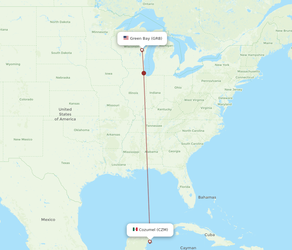 GRB-CZM flight routes