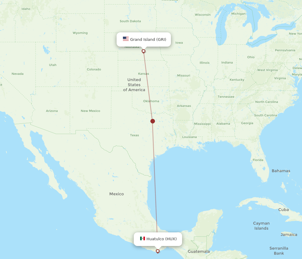 GRI-HUX flight routes