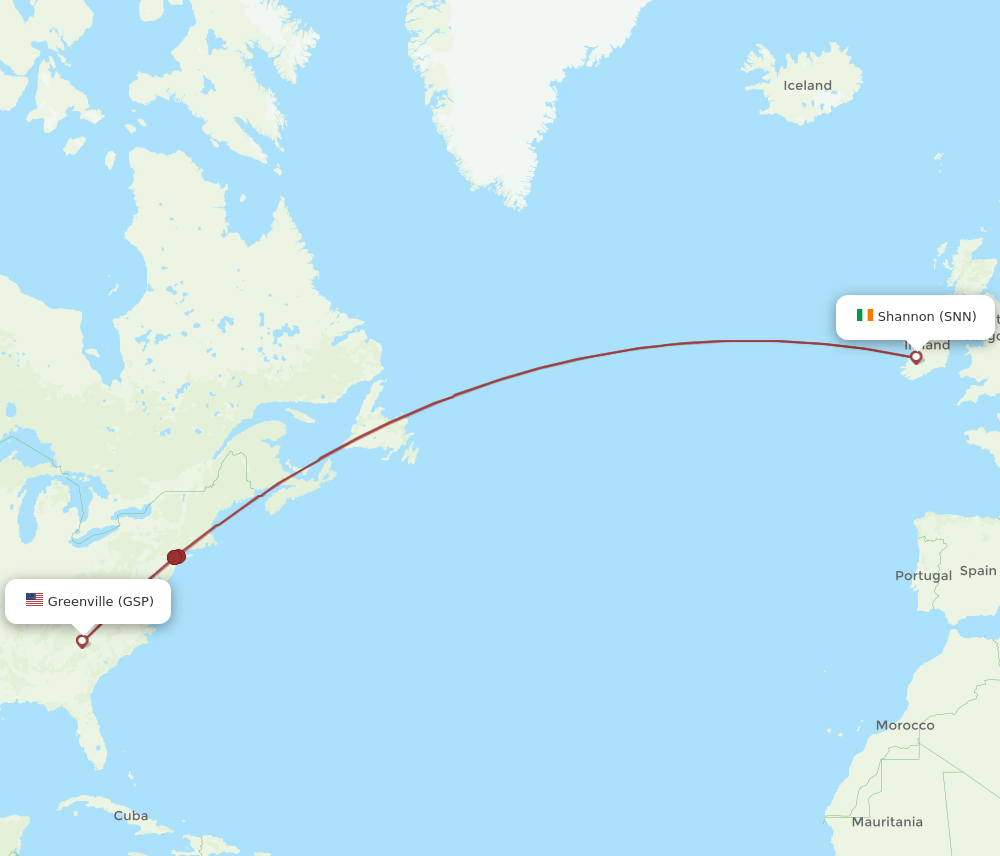 GSP-SNN flight routes