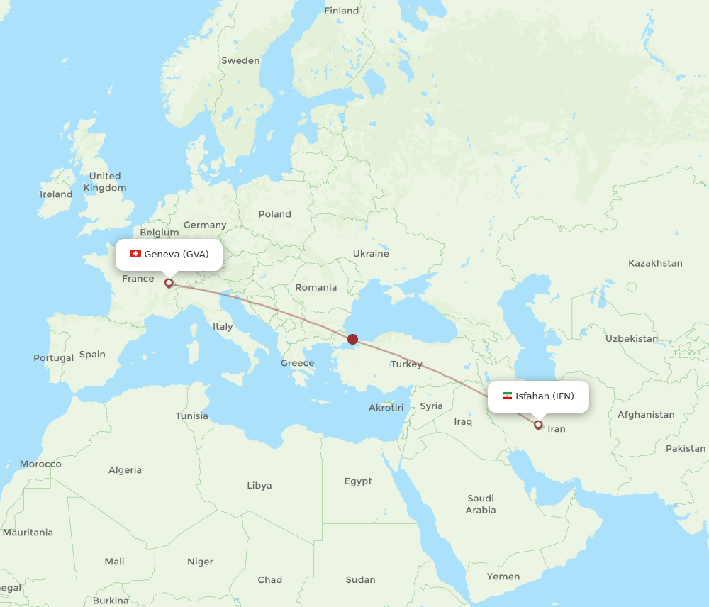GVA-IFN flight routes