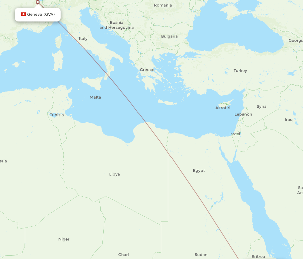 GVA-LLI flight routes