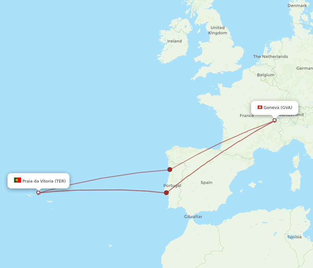 GVA-TER flight routes