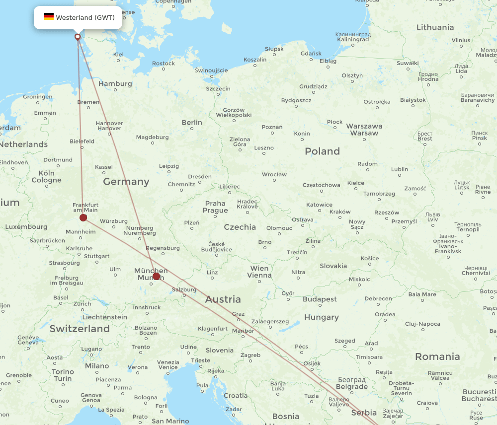 GWT-SOF flight routes