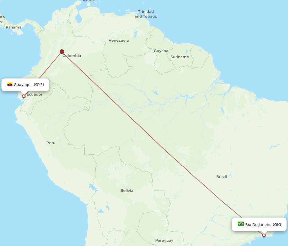 GYE-GIG flight routes