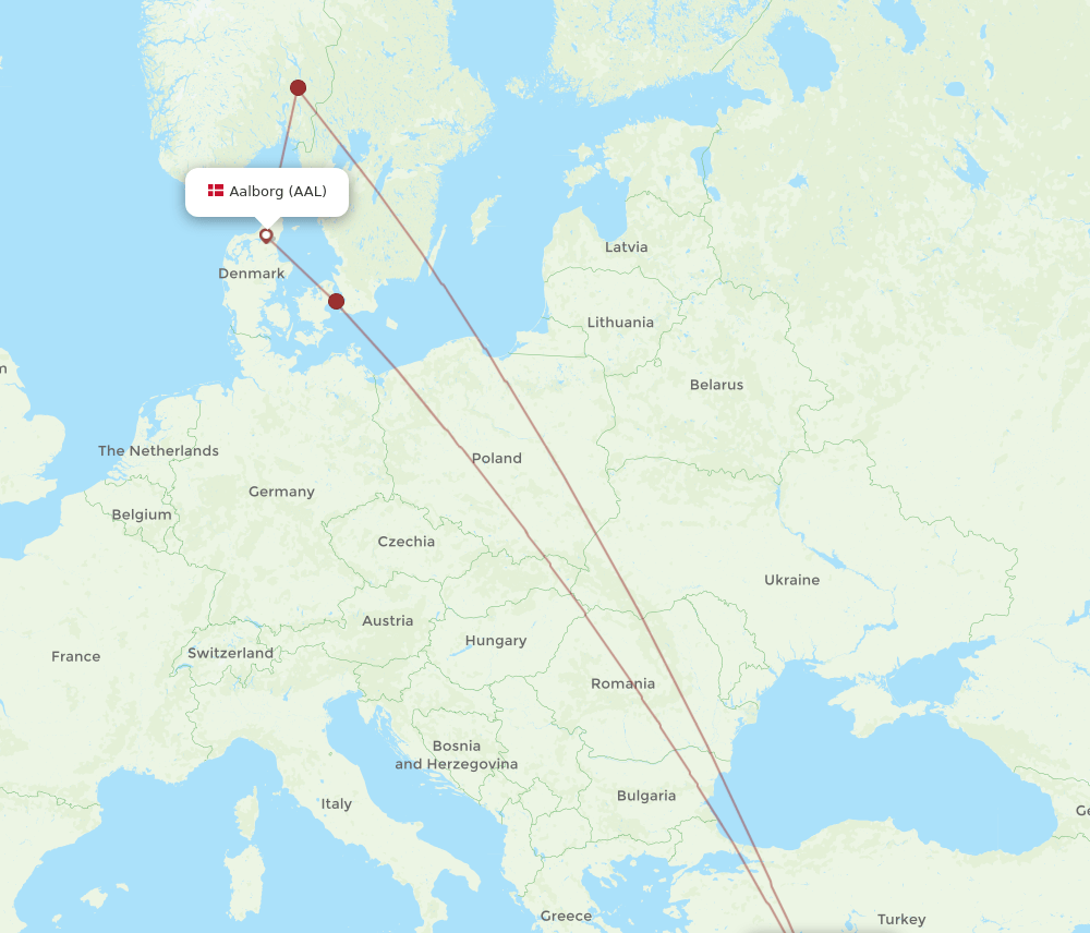 GZP-AAL flight routes