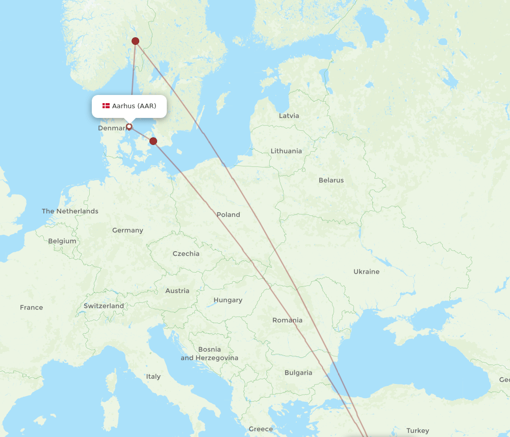 GZP-AAR flight routes