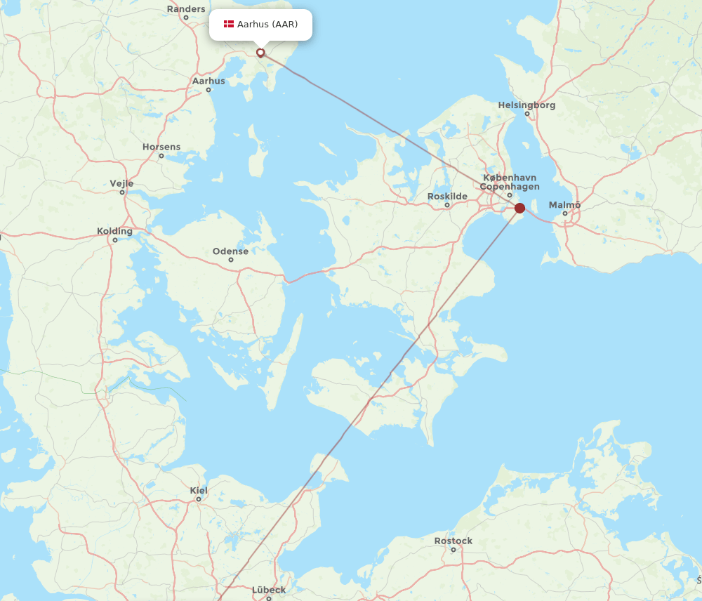 HAM-AAR flight routes
