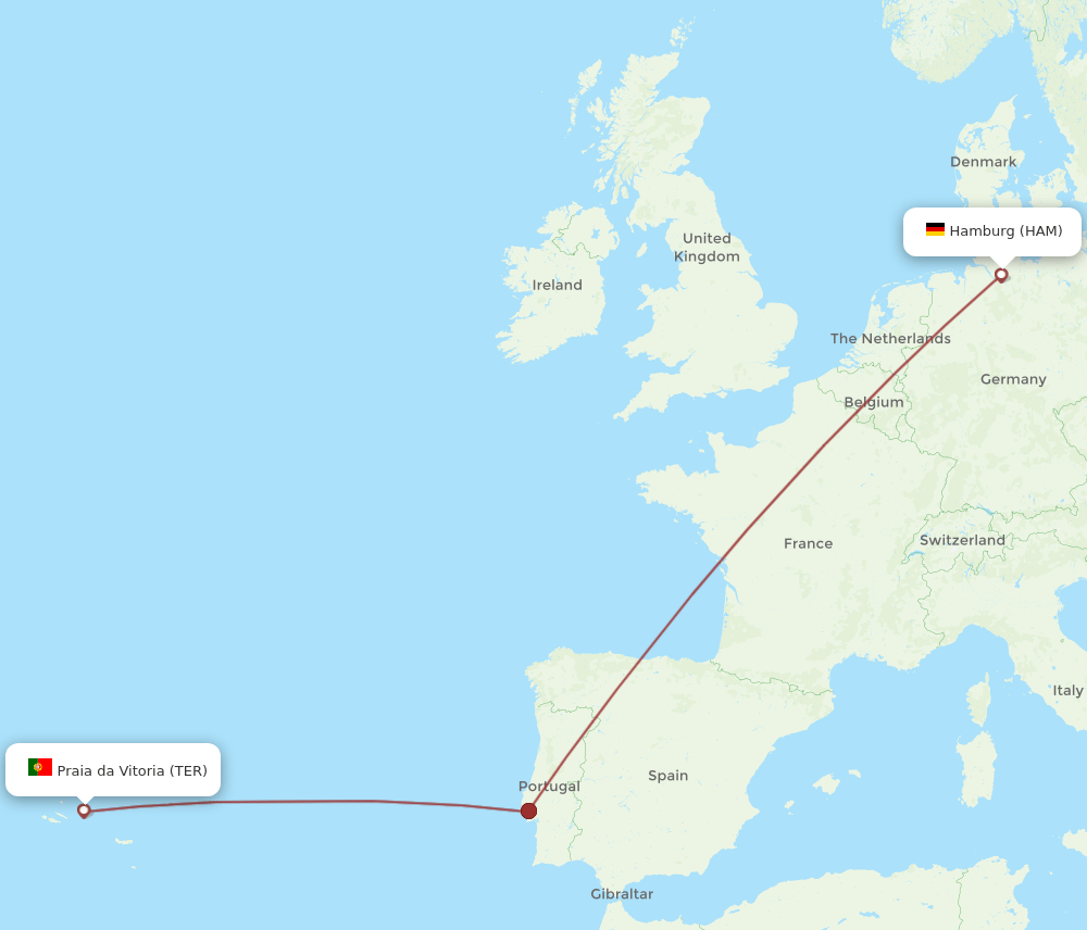 HAM-TER flight routes